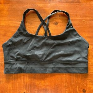 Lululemon Align Longline Bra in Black Camo - Size 14